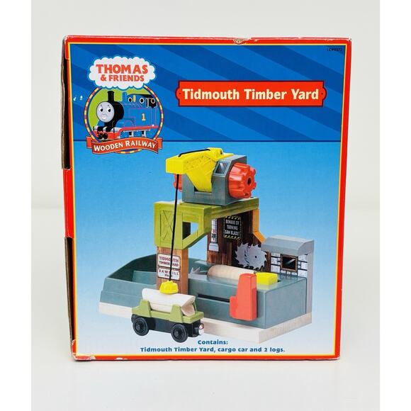 Tidmouth Timber Yard Thomas & Friends Wooden Railway LC99372 Complete w/ Box - Picture 10 of 13